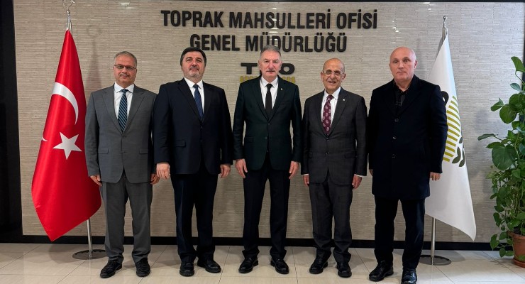 ULUSAL KIRMIZI ET KONSEYİ YÖNETİM KURULU TOPRAK MAHSULLERİ OFİSİ GENEL MÜDÜRÜ SN. AHMET GÜLDAL'I ZİYARETİ